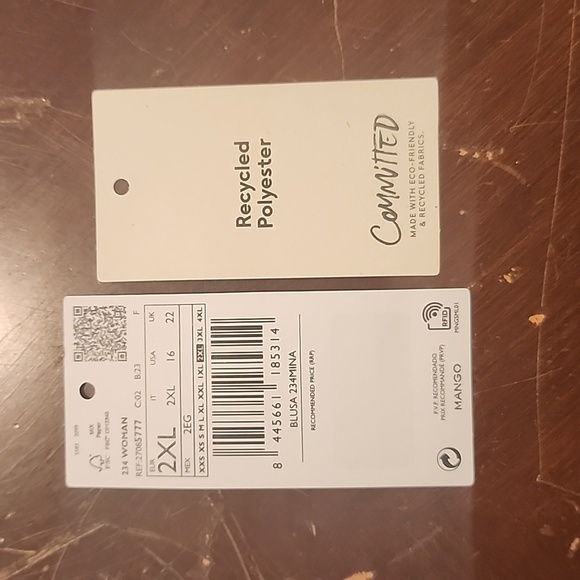 Mango outlet Printed puff sleeve blouse - Picture 3 of 9